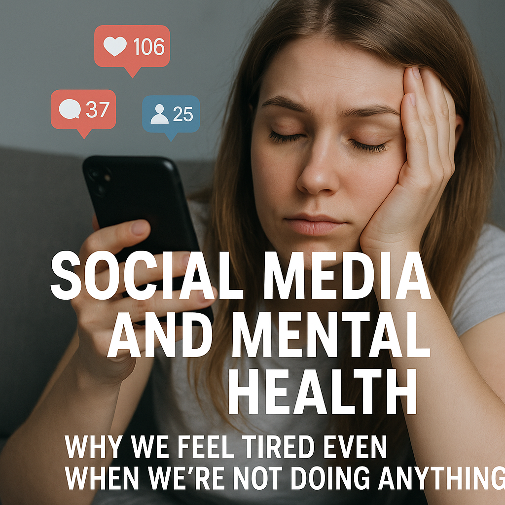 โซเชียลมีเดียกับสุขภาพจิต: ทำไมเราเหนื่อยแม้ไม่ได้ทำอะไร